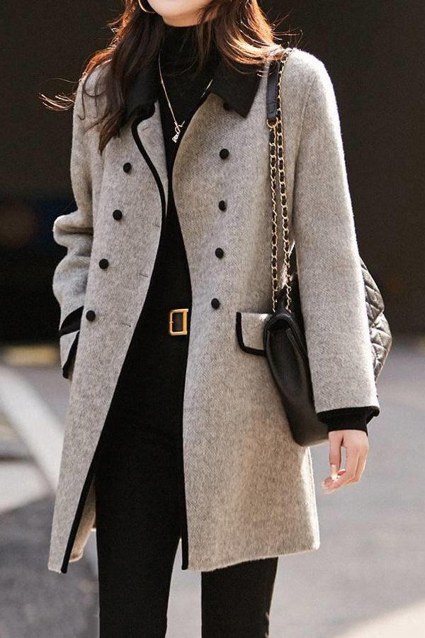 Distinctive Long Sleeve Collared Outerwear