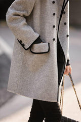 Distinctive Long Sleeve Collared Outerwear