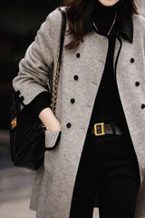 Distinctive Long Sleeve Collared Outerwear