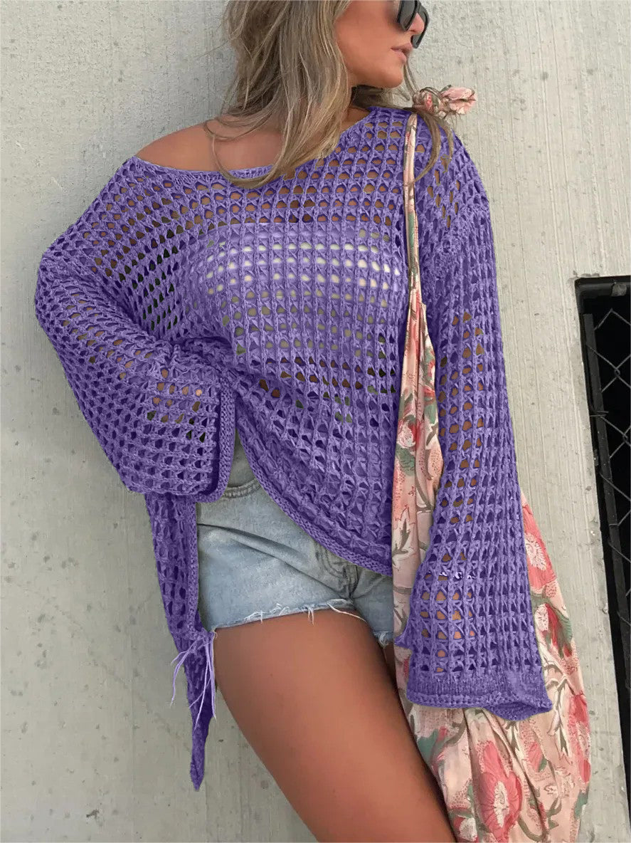 2024 New Women's Crochet Hollow Out Cover Up (Buy 2 Free Shipping)