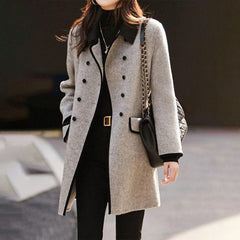 Distinctive Long Sleeve Collared Outerwear