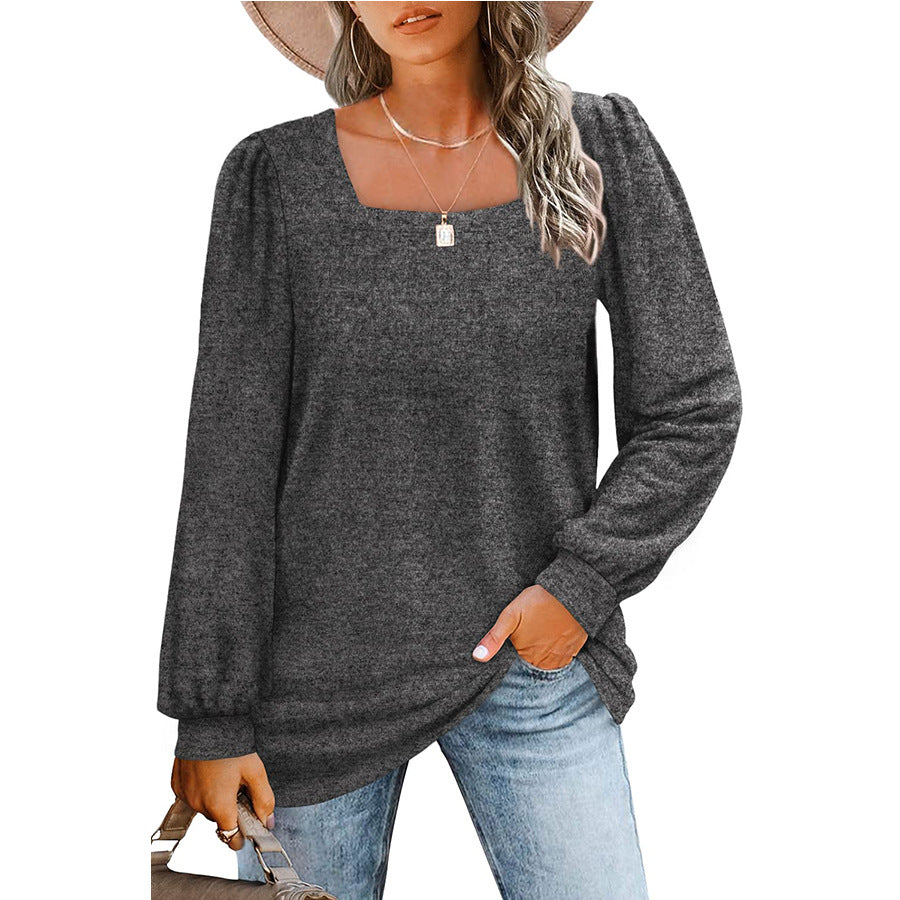 Women Loose Long-Sleeved Fashion Casual Top