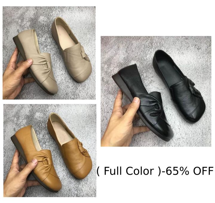 💖Last Day Promotion 60% OFF - Women's leather soft-soled non-slip shoes