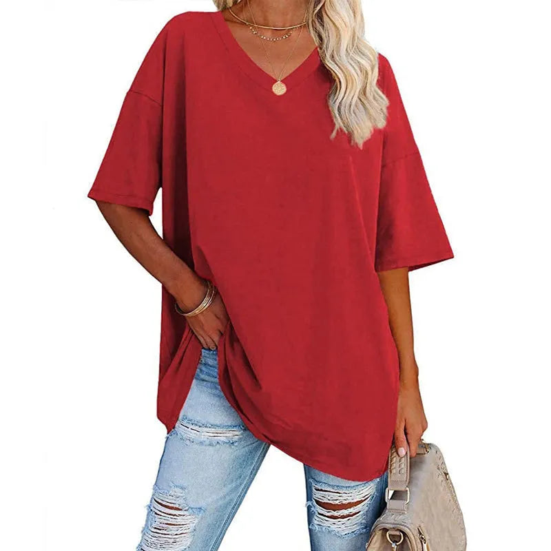 Summer New Women's Loose T-shirt (Buy 3 Free Shipping)