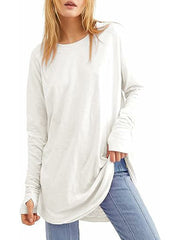 Women's Casual Loose T-Shirts with Thumb Holes (Buy 3 Free Shipping)