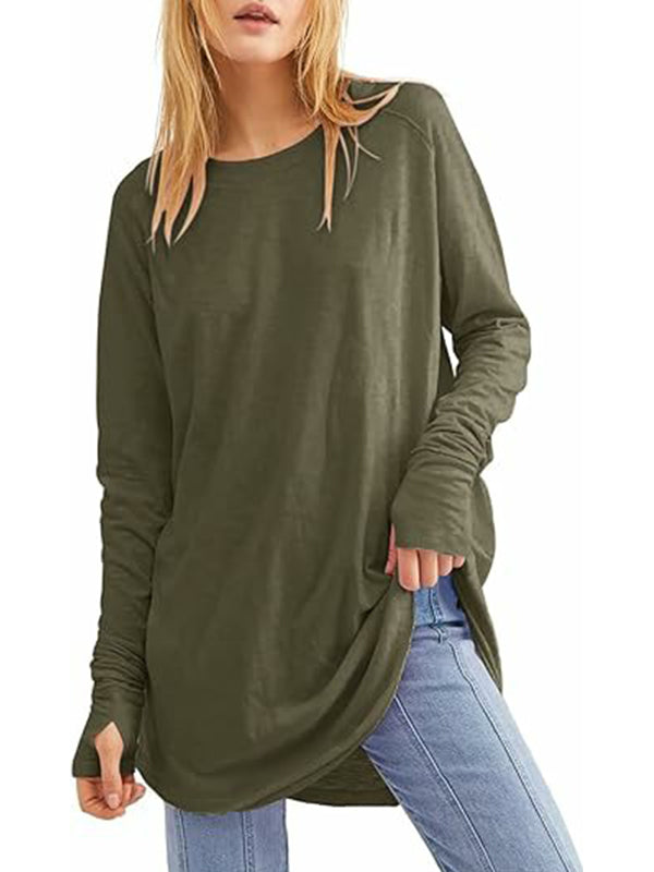 Women's Casual Loose T-Shirts with Thumb Holes (Buy 3 Free Shipping)