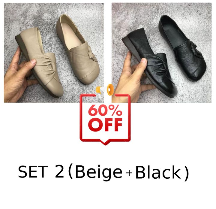 💖Last Day Promotion 60% OFF - Women's leather soft-soled non-slip shoes